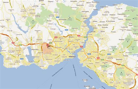 istanbul bağcılar harita